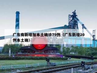 广东有新增加本土确诊79例（广东新增20例本土确）